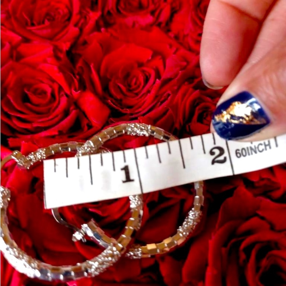 New silver and gold hoops